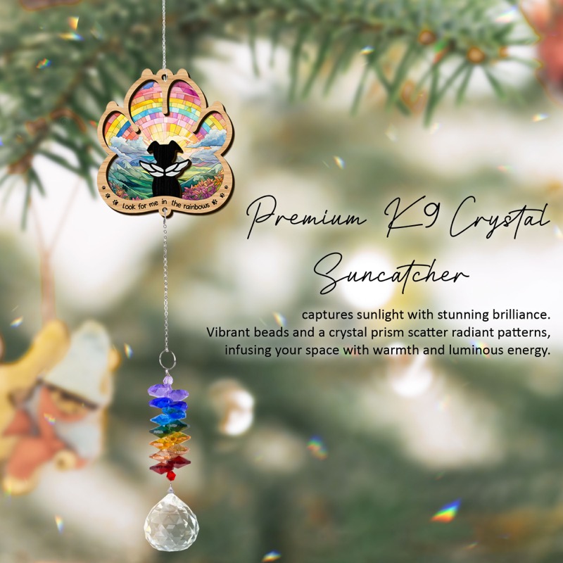 Look For Me In The Rainbows - Cat Memorial Paw